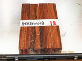 Australian #95st Red-Oak Heartwood wood - PEN blanks - Sold in packs
