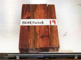 Australian #95st Red-Oak Heartwood wood - PEN blanks - Sold in packs