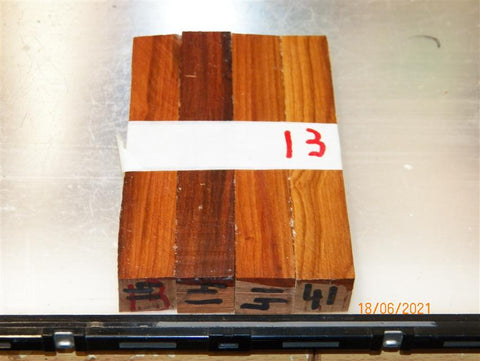 Australian #41st Cherry Plum tree wood - raw PEN blanks   Sold in packs of 4