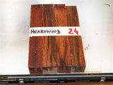 Australian #95st Red-Oak Heartwood wood - PEN blanks - Sold in packs