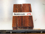 Australian #95st Red-Oak Heartwood wood - PEN blanks - Sold in packs