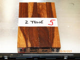 Australian #88 Brown Mahogany 2 Tone - PEN blanks - Sold in packs