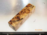 Australian #10B Poplar tree Burl STABILISED-CLEAR- Knife handles blanks - Sold singly