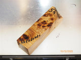 Australian #10B Poplar tree Burl STABILISED-CLEAR- Knife handles blanks - Sold singly