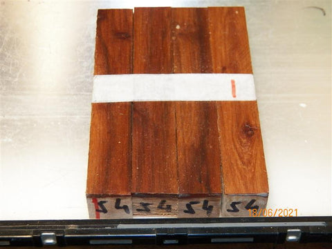 Australian #54 Peach wood (local) - PEN blanks - Sold in packs
