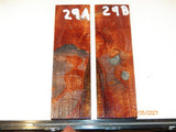 Australian #30 Bottlebrush trunk wood Resifills -Knife scales - Sold in matched pairs