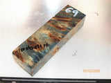 Australian #10B Poplar tree Burl STABILISED-Various colours-Knife handles blanks - Sold singly