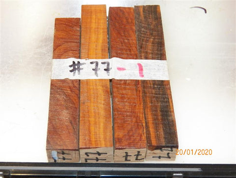 Australian #77st Loquate tree wood -PEN blanks raw- sold in packs