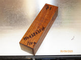 Amboyna/Rosewood Stabilized clear - KNIFE blanks  - sold singly