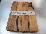 Australian #91st (White Ivory/not yet identified) tree wood SPALTED - PEN blanks - Sold in packs