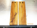 Australian #21 Olive wood Raw - KNIFE scales - Sold in pairs/sets