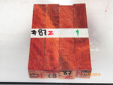 Australian #87z (diagonal) Red Ironbark -  PEN blanks - Sold in packs