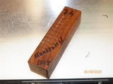 Amboyna/Rosewood Stabilized clear - KNIFE blanks  - sold singly