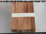 #61 French Oak wood  Barrel staves made into PEN blanks- Sold in packs