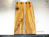 Australian #21 Olive wood Raw - KNIFE scales - Sold in pairs/sets