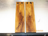 Australian #21 Olive wood Raw - KNIFE scales - Sold in pairs/sets