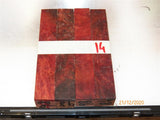 Australian #98 Red Mallee root burl raw - PEN blanks - Sold in packs