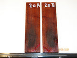 Australian #30 Bottlebrush trunk wood Resifills -Knife scales - Sold in matched pairs