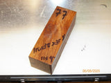 Amboyna/Rosewood Stabilized clear - KNIFE blanks  - sold singly