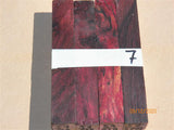 Australian #57 new Peppercorn spalted burl - Stabilized multi-colours - PEN blanks - Sold in packs