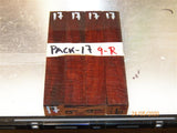 Australian #9 Colonial Red Gum Root - PEN blanks raw - Packs of 4