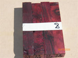 Australian #57 new Peppercorn spalted burl - Stabilized multi-colours - PEN blanks - Sold in packs