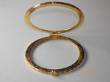 ROUND Jewellery box hinges 85mm Daisy "Gold"-sold singly
