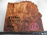 Australian #57 Peppercorn tree burl spalted -Raw Slices pieces - Sold singly