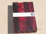 Australian #57 new Peppercorn spalted burl - Stabilized multi-colours - PEN blanks - Sold in packs