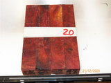 Australian #98 Red Mallee root burl raw - PEN blanks - Sold in packs