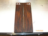 #99st Pheasant wood- Stabilised KNIFE handle scales bookmatched- Sold in pairs (1)