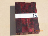 Australian #57 new Peppercorn spalted burl - Stabilized multi-colours - PEN blanks - Sold in packs