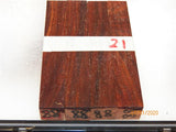 Australian #88st (straigh cut) Brown Mahogany - PEN blanks - Sold in packs