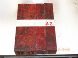 Australian #98 Red Mallee root burl raw - PEN blanks - Sold in packs