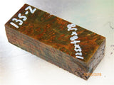 Australian #57 Peppercorn tree burl spalted Stabilized/colours - Knife & other - Sold singly