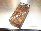 Australian #57 Peppercorn tree burl spalted Stabilized clear - Knife & other blanks - Sold singly