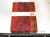 Australian #98 Red Mallee root burl raw - PEN blanks - Sold in packs