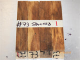 Australian #73 (not yet identified) Spalted wood raw - PEN blanks - Sold in packs