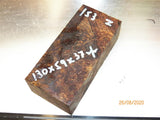 Australian #57 Peppercorn tree burl spalted Stabilized clear - Knife & other blanks - Sold singly