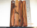 Australian #44 Shiraz Red Vine - Stabilized clear rounded PEN blanks