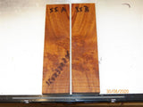 Amboyna/Rosewood wood- Stabilised KNIFE handle scales bookmatched- Sold in pairs (1)