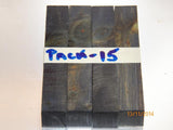 Australian #25 Knotty Pine Stabilized blue PEN blanks- Sold in packs