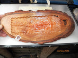 Australian woods carved images/scenes boards/panels - Sold singly