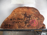 Australian #57 Peppercorn tree burl spalted -Raw Slices pieces - Sold singly