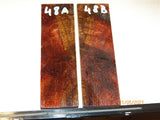 Australian #30 Bottlebrush trunk wood Resifills -Knife scales - Sold in matched pairs