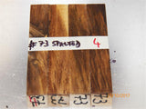 Australian #73 (not yet identified) Spalted wood raw - PEN blanks - Sold in packs