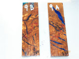 Australian #22 Olive root wood high grain Resifills - Small boards - Sold singly