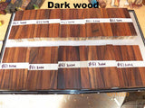 Australian #63 Earleaf Acacia PEN blanks - Dark and Light wood - Sold in packs