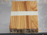 Australian #43st White Ironbark - PEN blanks raw - Sold in packs of 4