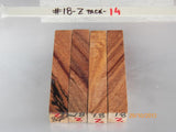 Australian #18-N/Z (New, diagonal cut) Golden Wattle - Sold in packs of 4 blanks